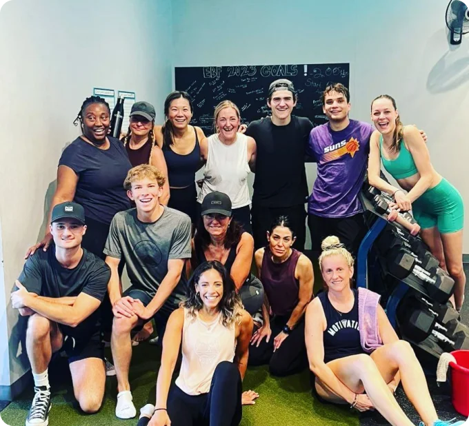 Everybitfit boot camp class training together in Scottsdale