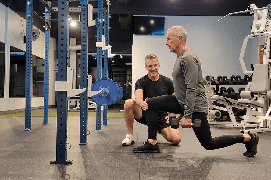 first personal training session